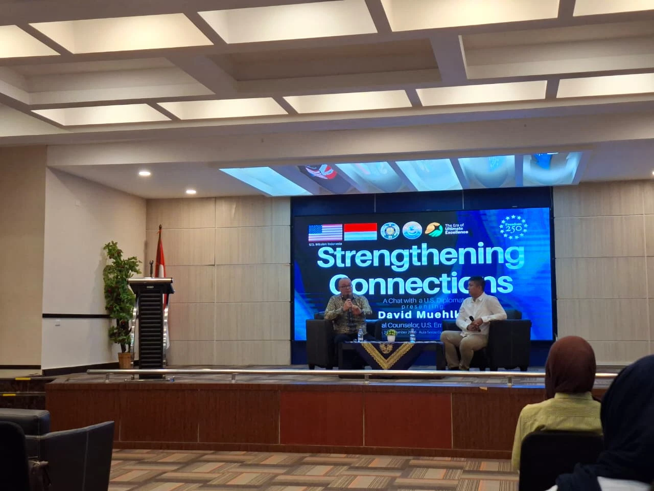 Perkuat Hubungan Internasional, FISIP USU Sambut Kunjungan dan Kuliah Umum Kepala Bidang Politik Kedubes AS